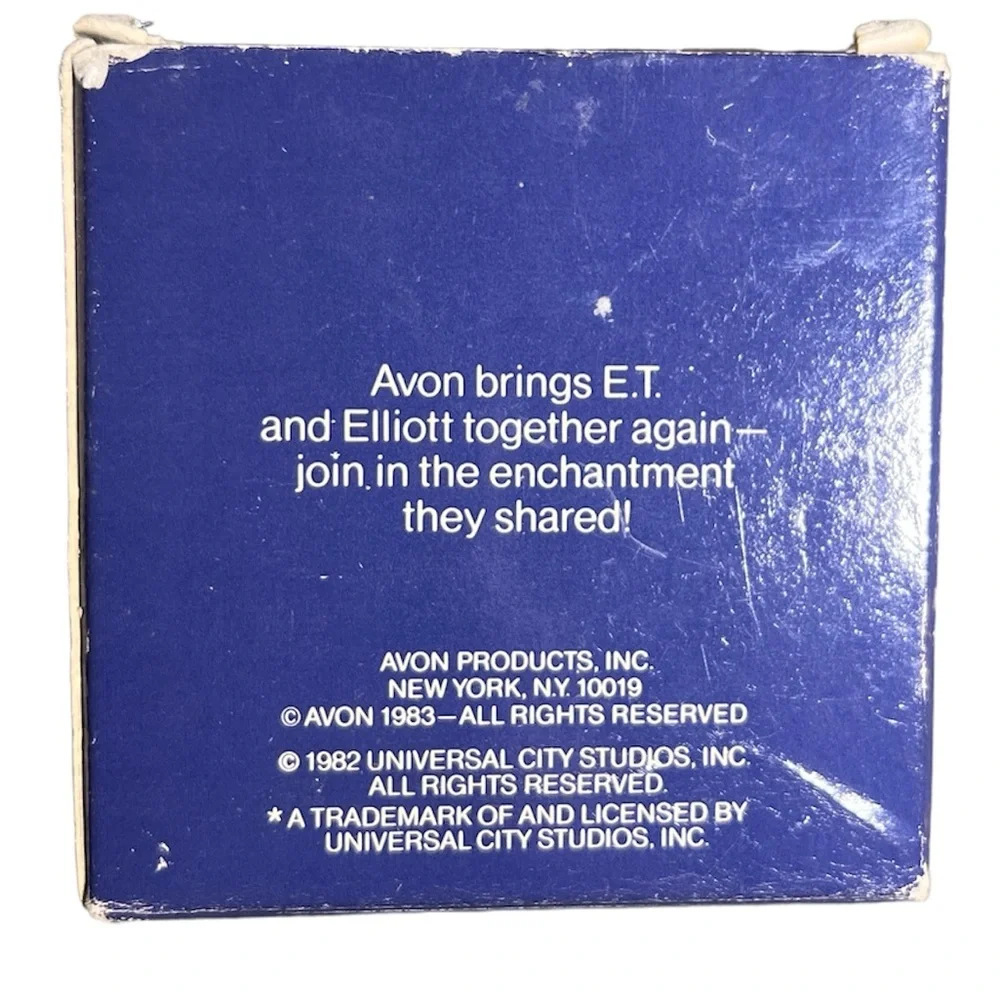 ET the Extraterrestrial Avon soap vintage Avon 1983 E.T. & Elliott Decal Soap